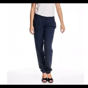 L.A.M.B. Designer Black 100% silk pants.8.